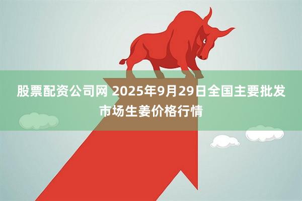 股票配资公司网 2025年9月29日全国主要批发市场生姜价格行情